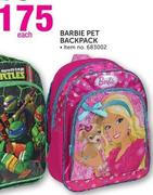 Barbie Pet Backpack 683002