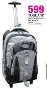 Tosca Black Laptop Trolley Backpack 528739