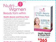 Nutri Women Health,Beauty & Fitness Pack