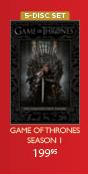 Game Of Thrones Season 1-5-Disc Set