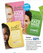 Sorbet Face Masks Each