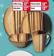 Majuba Range Dinner Plate-Each