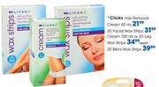 Clicks 20 Bikini Wax Strips
