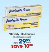 Beverly Hills Formula Toothpaste-75ml Each