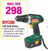 Ryobi 12V Drill Driver