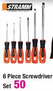 Stramm 6 Piece Screwdriver Set