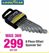 Good Year 8 Piece Offset Spanner Set-Per Set