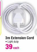 3m Extension Cord-Each