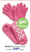 Sorbet Moisture Gel Gloves Or Socks-Per Pair
