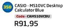 Casio MS10VC Desktop Calculator Blue(CAMS10VCBU)