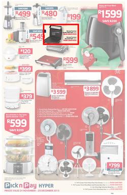 Pick n Pay Hyper: Save Big On All Your Favourites From Toys to Trees  ( 24 Nov - 29 Dec 2013), page 23