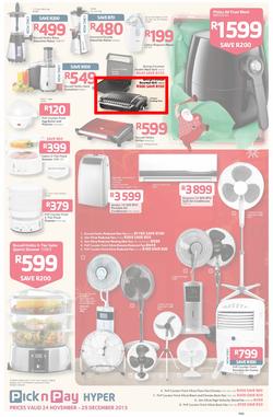 Pick n Pay Hyper: Save Big On All Your Favourites From Toys to Trees  ( 24 Nov - 29 Dec 2013), page 23