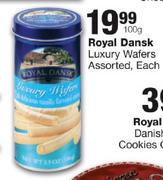 Royal Dansk Luxury Wafers Assorted-100g Each
