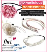 Flirt Accessories Pearl & Satin Alicebands-2 Pack