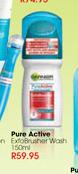 Garnier Pure Active ExtoBrusher Wash-150ml 