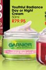 Garnier Youthful Radiance Day or Night Cream-50ml