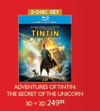 Adventures Of The Tintin The Secret Of The Unicorn 3D + 2D-2-Disc Set