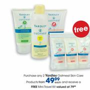 Yardley Oatmeal Skin Care Products