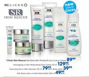 Clicks Skin Rescue Cleansing Gel Or Milk Cleanser -120ml Each