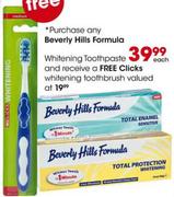 Beverly Hills Formula Whitening Toothpaste 