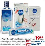 Pearl Drops Smokers Mouthwash-400ml