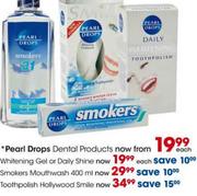 Pearl Drops Toothpolish Hollywood Smile