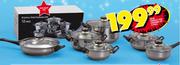 Value Stainless Steel Cookware Set - 12 Piece