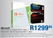 Microsoft Office Home & Student 2013 1 User + Bitdefender Internet Security 2014 1 User