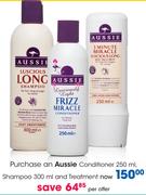 Aussie Conditioner 250ml,Shampoo 300ml And Treatment-Each