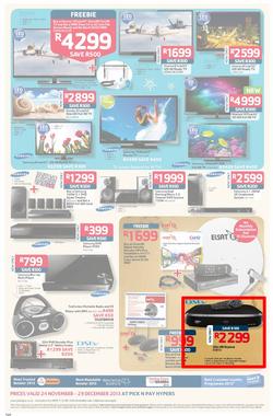 Pick n Pay Hyper: Save Big On All Your Favourites From Toys to Trees  ( 24 Nov - 29 Dec 2013), page 24