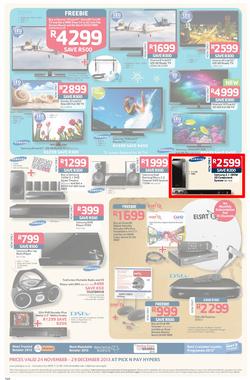 Pick n Pay Hyper: Save Big On All Your Favourites From Toys to Trees  ( 24 Nov - 29 Dec 2013), page 24