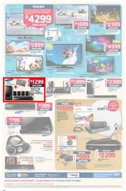 Pick n Pay Hyper: Save Big On All Your Favourites From Toys to Trees  ( 24 Nov - 29 Dec 2013), page 24