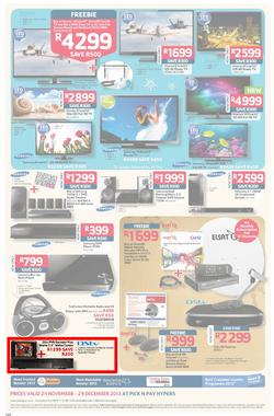 Pick n Pay Hyper: Save Big On All Your Favourites From Toys to Trees  ( 24 Nov - 29 Dec 2013), page 24