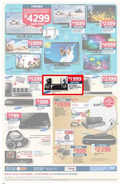Pick n Pay Hyper: Save Big On All Your Favourites From Toys to Trees  ( 24 Nov - 29 Dec 2013), page 24