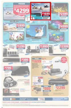 Pick n Pay Hyper: Save Big On All Your Favourites From Toys to Trees  ( 24 Nov - 29 Dec 2013), page 24
