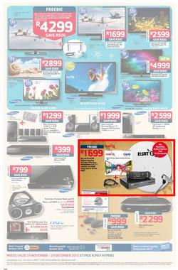 Pick n Pay Hyper: Save Big On All Your Favourites From Toys to Trees  ( 24 Nov - 29 Dec 2013), page 24