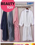 Clicks Home Bathrobes-Each