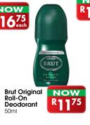 Brut Original Roll-On Deodrant-50ml