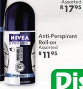 Nivea For Men Anti-Perspirant Roll-On 