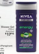 Nivea For Men Shower Gel-250ml 