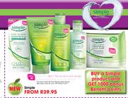 Simple Facial Skincare Range