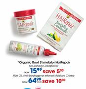 Organic Root Stimulator Hairepair Hair Oil,Anti-Breakage Or Intense Moisture Creme Each