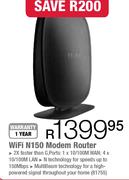 WiFi N150 Modem Router