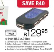 4-Port USB 2.0 Hub