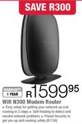 WiFi N300 Modem Router