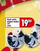Duck Salt & Pepper Shaker Set-Each