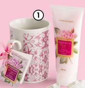 Floral Bouquet Mug With Hand & Nail Cream Wild Rose