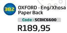 Oxford-Eng/Xhosa Paper Back SCDIC6600