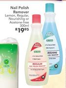 Nail Polish Remover-300ml Each