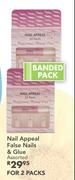 Nail Appeal False Nails & Glue-2 Packs